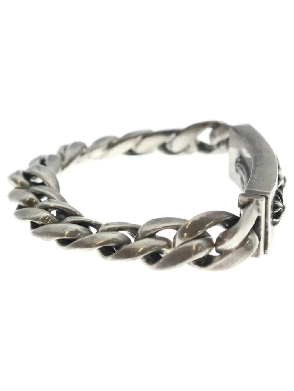 Chrome Hearts ID Silver Bracelet